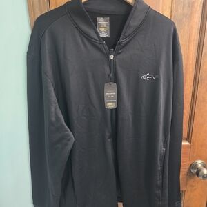 Greg Norman Collection Black Performance Pullover
